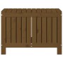 Caja de almacenaje jardín madera pino marrón miel 76x42,5x54 cm von , Aufbewahrungsboxen für den Außenbereich - Ref: Foro24-8...
