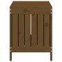 Caja de almacenaje jardín madera pino marrón miel 76x42,5x54 cm von , Aufbewahrungsboxen für den Außenbereich - Ref: Foro24-8...