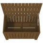 Caja de almacenaje jardín madera pino marrón miel 76x42,5x54 cm von , Aufbewahrungsboxen für den Außenbereich - Ref: Foro24-8...