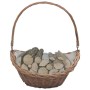 Cesta para leña con asas sauce marrón 57x46,5x52 cm von , Brennholztaschen und -halter - Ref: Foro24-286987, Preis: 65,00 €, ...