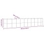 Jardinera arriate acero recubierto polvo antracita 396x100x68cm von , Töpfe und Pflanzgefäße - Ref: Foro24-319076, Preis: 114...