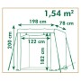Nature Invernadero para tomates 198x78x200 cm von , Gewächshäuser - Ref: Foro24-428493, Preis: 91,27 €, Rabatt: %