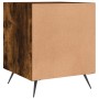 Mesita de noche madera de ingeniería roble ahumado 40x40x50 cm by , Nightstands - Ref: Foro24-827510, Price: 28,83 €, Discoun...