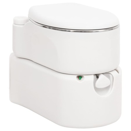 Inodoro de camping integrado HDPE y acero blanco 24+17 L by , Urinals and portable toilets - Ref: Foro24-154409, Price: 605,0...