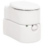 Inodoro de camping integrado HDPE y acero blanco 24+17 L by , Urinals and portable toilets - Ref: Foro24-154409, Price: 605,0...