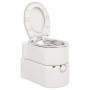 Inodoro de camping integrado HDPE y acero blanco 24+17 L by , Urinals and portable toilets - Ref: Foro24-154409, Price: 605,0...