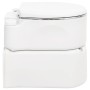 Inodoro de camping integrado HDPE y acero blanco 24+17 L by , Urinals and portable toilets - Ref: Foro24-154409, Price: 605,0...