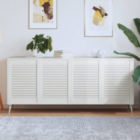 Puerta de armario lamas 4 uds madera pino blanco 69x49,4 cm von , Schranktüren - Ref: Foro24-151165, Preis: 110,72 €, Rabatt: %