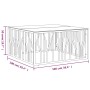 Mesa de centro acero inoxidable y vidrio dorado 100x100x50 cm by , Coffee table - Ref: Foro24-350068, Price: 318,77 €, Discou...