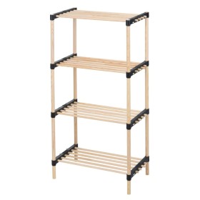 Storage solutions Zapatero con 4 estantes madera 49x28x92,5 cm von , Schuhregale und Schuhorganisatoren - Ref: Foro24-442514,...