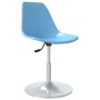 Sillas de comedor giratorias 4 unidades PP azul de , Sillas de comedor - Ref: Foro24-338278, Precio: 181,29 €, Descuento: %