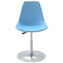 Sillas de comedor giratorias 4 unidades PP azul de , Sillas de comedor - Ref: Foro24-338278, Precio: 181,29 €, Descuento: %