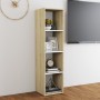 Mueble TV madera contrachapada blanco y roble 142,5x35x36,5 cm von , TV-Möbel - Ref: Foro24-805548, Preis: 63,36 €, Rabatt: %