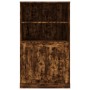 Aparador de madera contrachapada roble ahumado 60x35,5x103,5 cm by , Sideboards - Ref: Foro24-816317, Price: 89,84 €, Discoun...