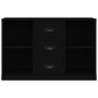 Aparador de madera contrachapada negro 104,5x35,5x67,5 cm von , Sideboards - Ref: Foro24-816233, Preis: 93,19 €, Rabatt: %