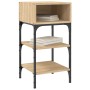 Mesita noche 2 uds madera ingeniería roble Sonoma 35x34,5x70 cm de , Mesitas de noche - Ref: Foro24-825886, Precio: 49,50 €