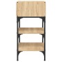Mesita noche 2 uds madera ingeniería roble Sonoma 35x34,5x70 cm de , Mesitas de noche - Ref: Foro24-825886, Precio: 49,50 €