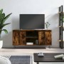 Mueble de TV madera de ingeniería roble ahumado 104x35x50 cm by , TV Furniture - Ref: Foro24-827017, Price: 63,94 €, Discount: %