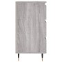 Mesita de noche 2 uds madera ingeniería gris Sonoma 40x35x69 cm by , Nightstands - Ref: Foro24-826921, Price: 105,16 €, Disco...