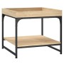 Mesa de centro madera ingeniería roble Sonoma 49,5x49,5x45 cm von , Couchtisch - Ref: Foro24-832809, Preis: 35,21 €, Rabatt: %