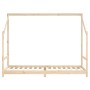 Estructura de cama para niños madera maciza de pino 80x200 cm by , Cribs and beds for children - Ref: Foro24-835700, Price: 1...