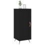 Aparador de madera contrachapada negro 34,5x34x90 cm by , Sideboards - Ref: Foro24-830413, Price: 65,95 €, Discount: %
