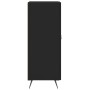 Aparador de madera contrachapada negro 34,5x34x90 cm by , Sideboards - Ref: Foro24-830413, Price: 65,95 €, Discount: %