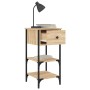 Mesitas noche 2 uds madera ingeniería roble Sonoma 34x36x70 cm von , Nachttische - Ref: Foro24-825976, Preis: 79,68 €, Rabatt: %