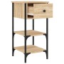 Mesitas noche 2 uds madera ingeniería roble Sonoma 34x36x70 cm von , Nachttische - Ref: Foro24-825976, Preis: 79,68 €, Rabatt: %