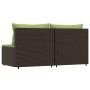 Sofás centrales jardín con cojines 2 uds ratán sintético marrón von , Outdoor-Sofas - Ref: Foro24-319834, Preis: 141,88 €, Ra...