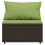 Sofás centrales jardín con cojines 2 uds ratán sintético marrón von , Outdoor-Sofas - Ref: Foro24-319834, Preis: 141,88 €, Ra...