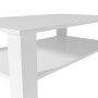Mesa de centro madera de ingeniería blanco 100x59x42 cm by , Coffee table - Ref: Foro24-244857, Price: 65,46 €, Discount: %
