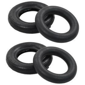 Set de ruedas y cámaras de aire de carretilla caucho 3.50-8 4PR von , Ersatzteile für Gabelstapler - Ref: Foro24-145272, Prei...