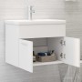 White engineered wood sink cabinet by vidaXL, bathroom vanities - Ref: Foro24-3071270, Price: 183,68 €, Discount: %