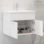 White engineered wood sink cabinet by vidaXL, bathroom vanities - Ref: Foro24-3071270, Price: 176,73 €, Discount: %