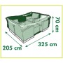 Nature Cubierta de muebles de jardín mesa baja y sillas 325x205x70 cm von , Abdeckungen für Gartenmöbel - Ref: Foro24-419745,...