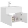 White engineered wood sink cabinet by vidaXL, bathroom vanities - Ref: Foro24-3071270, Price: 176,73 €, Discount: %