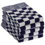 Juego de paños 50 unidades algodón azul y blanco by , Towels - Ref: Foro24-136290, Price: 88,08 €, Discount: %