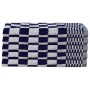 Juego de paños 50 unidades algodón azul y blanco by , Towels - Ref: Foro24-136290, Price: 88,08 €, Discount: %