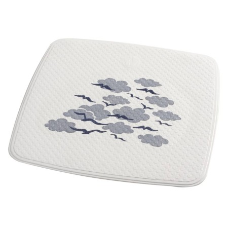RIDDER Alfombrilla de ducha Helgoland blanco y azul 54x54 cm by , Rugs and bath mats - Ref: Foro24-445029, Price: 24,42 €, Di...