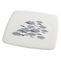 RIDDER Alfombrilla de ducha Helgoland blanco y azul 54x54 cm by , Rugs and bath mats - Ref: Foro24-445029, Price: 24,42 €, Di...