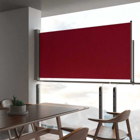 Toldo lateral retráctil de jardín rojo 120x300 cm by , Umbrellas - Ref: Foro24-48345, Price: 68,26 €, Discount: %