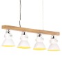 Lámpara de techo industrial madera de mango blanco E27 von , Lampen - Ref: Foro24-320524, Preis: 59,45 €, Rabatt: %