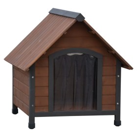 @Pet Casa de perros solapas de plástico Rustique marrón 88x78x80 cm von , Hundehütten - Ref: Foro24-441160, Preis: 165,37 €, ...