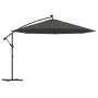 Sombrilla voladiza luces LED y poste de metal antracita 350 cm von , Sonnenschirme - Ref: Foro24-44525, Preis: 135,65 €, Raba...