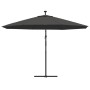 Sombrilla voladiza luces LED y poste de metal antracita 350 cm von , Sonnenschirme - Ref: Foro24-44525, Preis: 135,65 €, Raba...