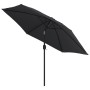 Sombrilla de jardín con palo de metal negro 300 cm von , Sonnenschirme - Ref: Foro24-47126, Preis: 68,81 €, Rabatt: %