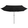 Sombrilla de jardín con palo de metal negra 390 cm by , Umbrellas - Ref: Foro24-47384, Price: 82,56 €, Discount: %