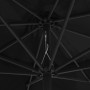 Sombrilla de jardín con palo de metal negra 390 cm by , Umbrellas - Ref: Foro24-47384, Price: 82,56 €, Discount: %
