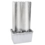 Fuente de jardín de acero inoxidable plateado 60,2x37x122,1 cm by , Fountains and waterfalls - Ref: Foro24-48095, Price: 539,...